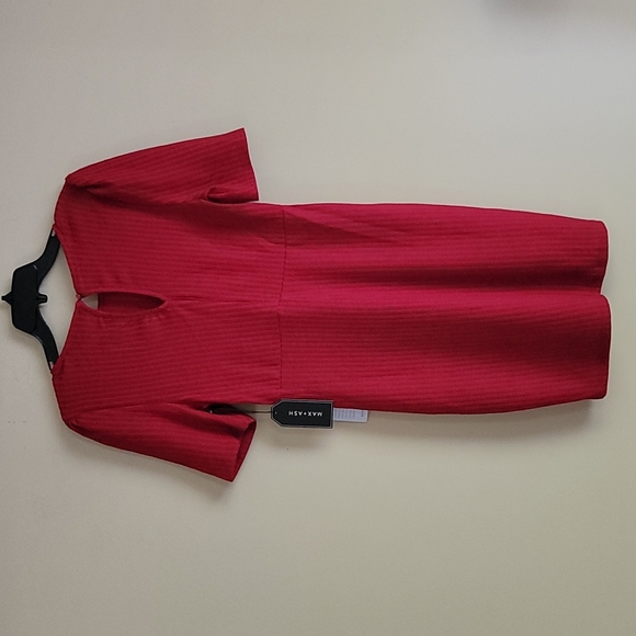 Max & Ash Short Sleeve Knit Sheath Mini Dress S - Picture 12 of 14